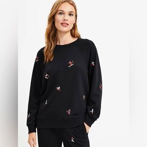 Lou & Grey Ski Cozy Cotton Terry Sweatshirt